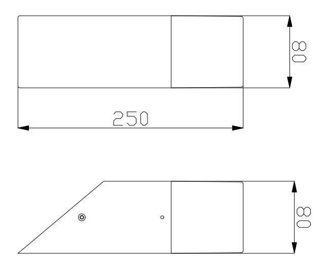 Super Bright E27 Waterproof PMMA Garden Courtyard Leaning Wall Light