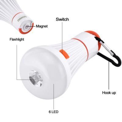 6 LED Camping Bulb Emergency Flashlight Tent Lantern Lamp Light