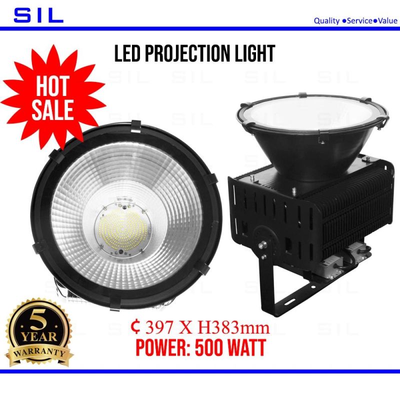 Construction Site Wharf High Lumens High Power LED Flood Light Outdoor Waterproof 500watt High Quality Flood Lights