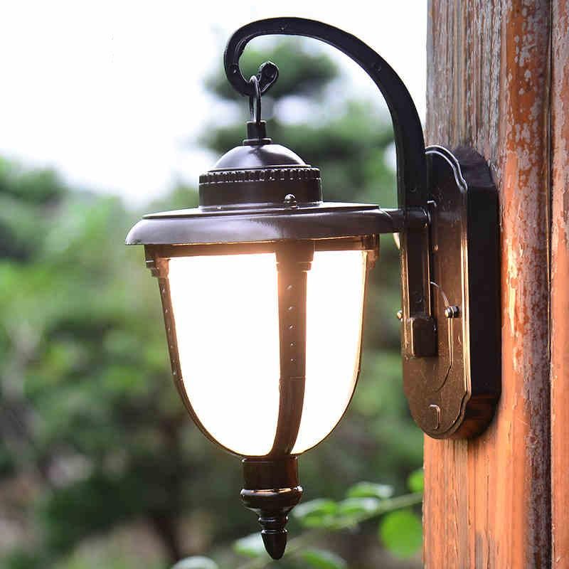 Retro Outdoor Wall Lamp Vintage Foyer Corridor Light Waterproof Balcony Garden Light (WH-HR-63)