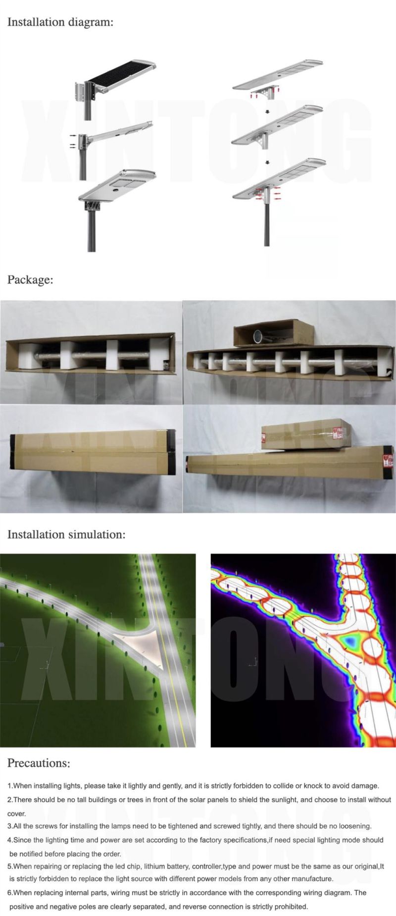 MPPT Controller Single Lamp Wind Solar Hybrid LED Road Light