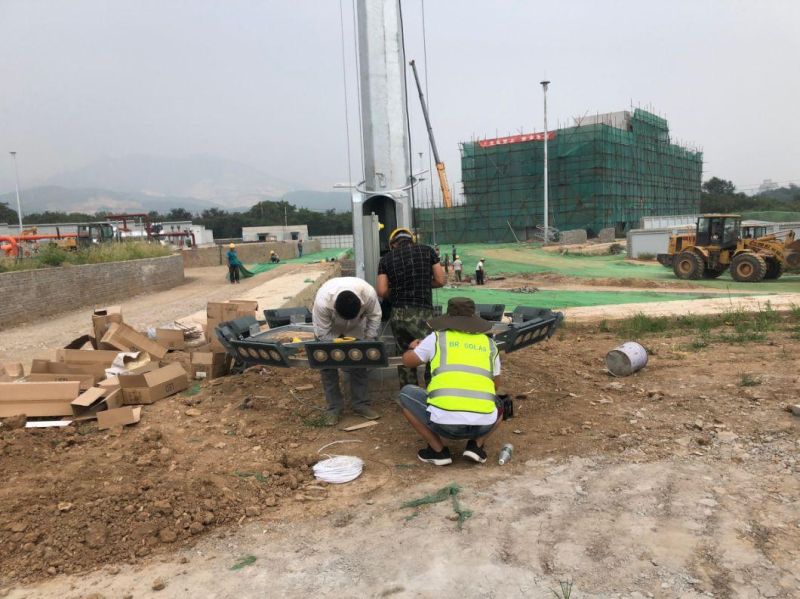 CE Approved Anti-Rusted High Mast Pole