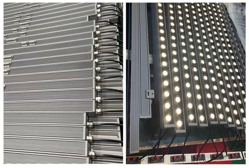 ETL CE Dynamic IP66 Outdoor LED Linear Wall Washer Light