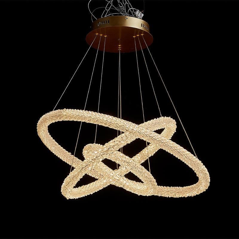 2022 Rings Circle Ceiling Hanging Simple Chandeliers & Pendant Lights