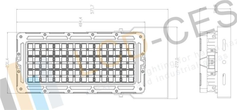 LED Floodlight Waterproof IP66 IP67 LED Flood Light up to 134400 Lumen Ledil Lens Stadium Sport LED Flood Lamp 320W 600W 920W Mobile Working LED Lights 24V 32V