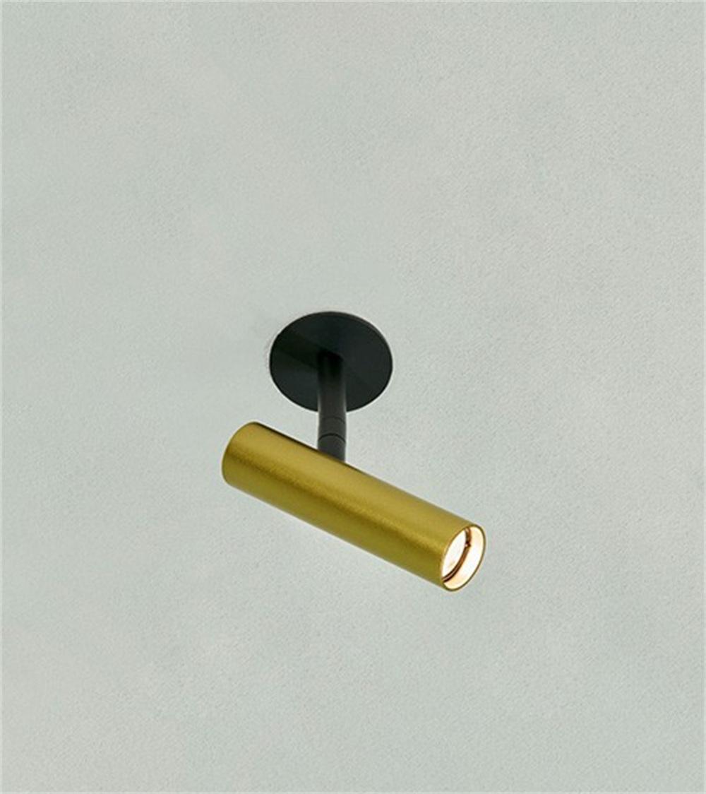 Anvil Spot Slim Indoor Restaurant Bedroom Drawing Room Antique Brass Ceiling Light Surface LED Spotlight