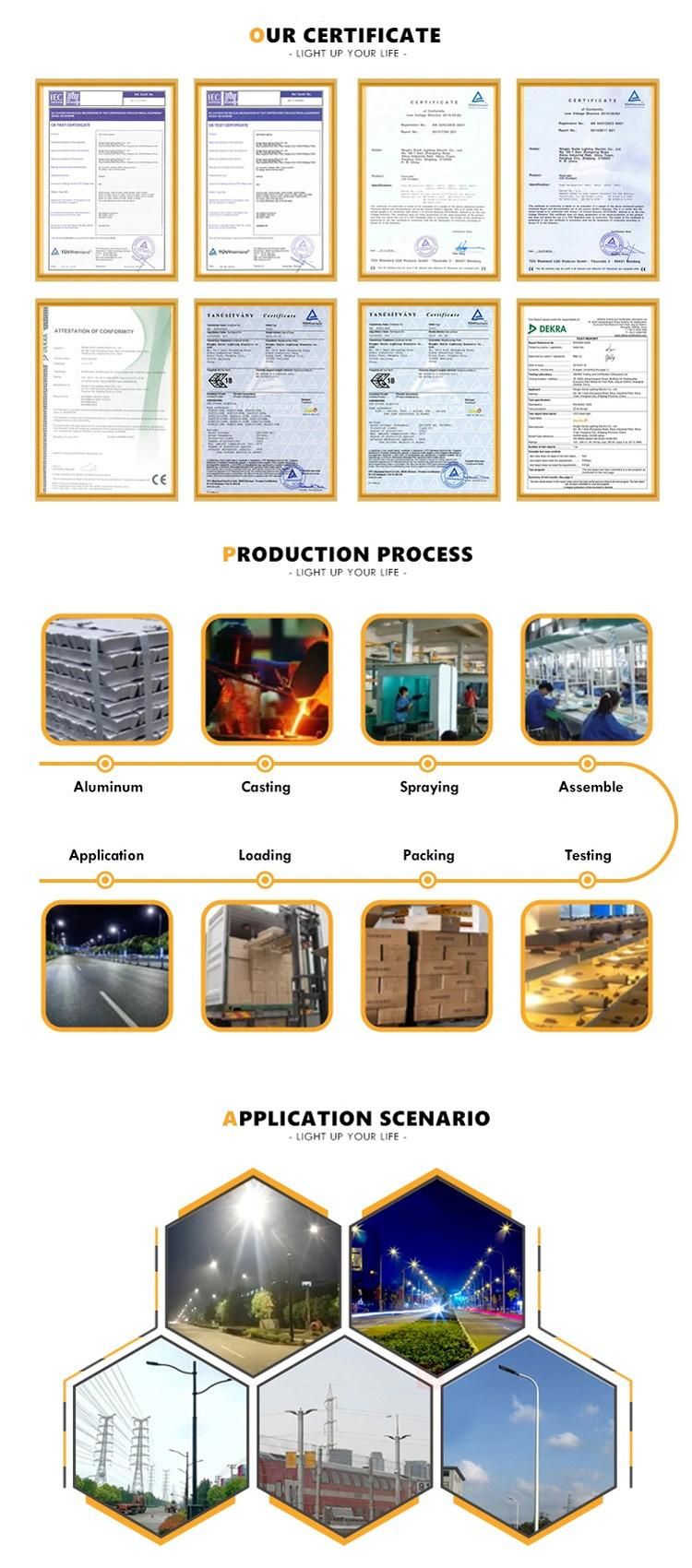 Aluminum Die Casting High Power IP66 Outdoor LED Street Light