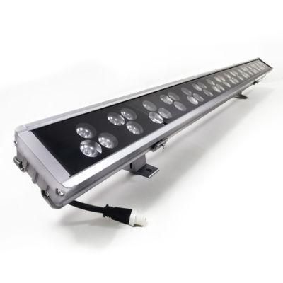 High Power Outdoor Waterproof LED Lighting RGB DMX512 Control LED Light Bar IP66 18W/24W/36W/48W LED Wall Washer