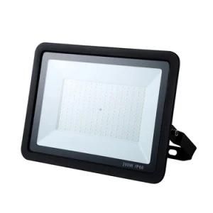 Guangzhou 100% Full Power Flicker Free SMD LED Floodlight 50W with EU UK Plug 5000lm CRI85 PF&gt;0.9 Sosen Driver for Playground