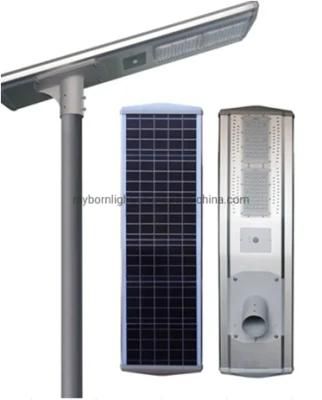 Lithium Battery Street Light Bulb 80W 100W All in One Solar Outdoor Waterproof LED Street Lamp Solar Powered LED Lighting