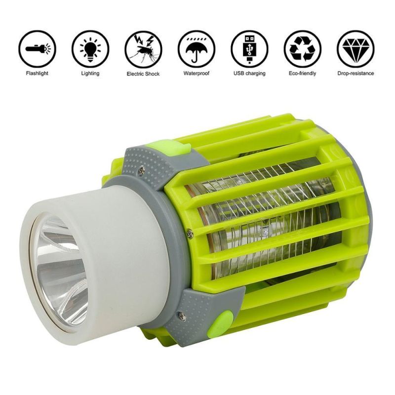 IP67 Waterproof USB Rechargeable Mosquito Repellent Lamp Killer Light