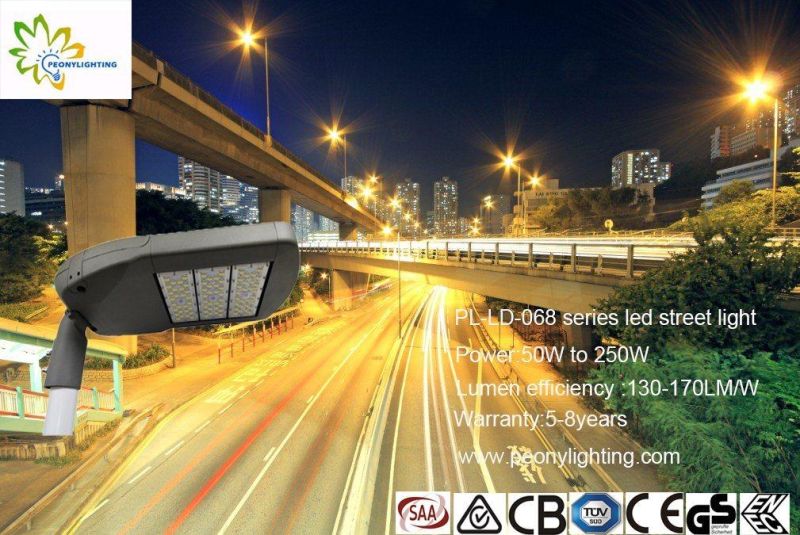 2019 New Adjustble Solar Snesor LED Street Light 70W 80W 90W 100W with 5-8 Years Warranty