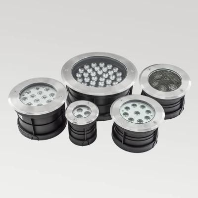 Waterproof IP65 Floor Recessed Lights Deck Inground Spotlight Outdoor Landscape Ground Buried Lamp LED Underground Light