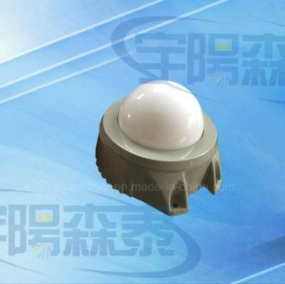 Waterproof Aluminum Plastic Case Cover Round LED Point Light Source Suitable for Decorating Walls