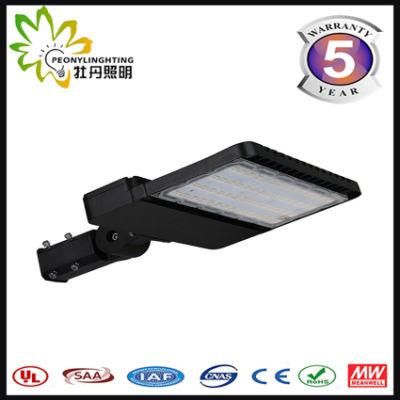 Ce RoHS FCC UL Dlc ETL Approved LED Shoebox 200W LED Street Light with 5 Years Warranty