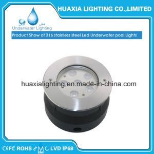 Stainless Steel Underwater Recessed Swimming LED Pool Light (IP68 Waterproof)