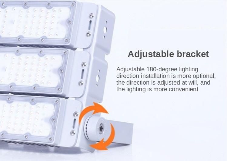 250W IP66 Waterproof Module LED Flood Light for Outdoor Lighting