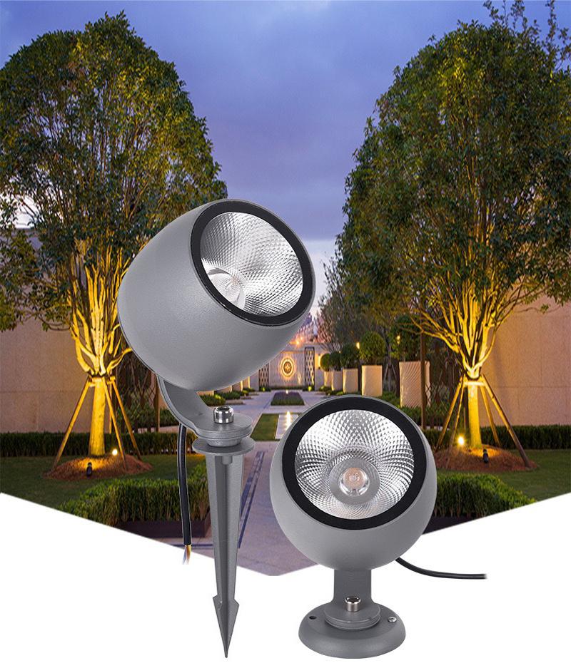 Hairolux Low Price Landscape Walkway Lighting Aluminum Tree Spotlight Spike Outdoor Garden Lamp