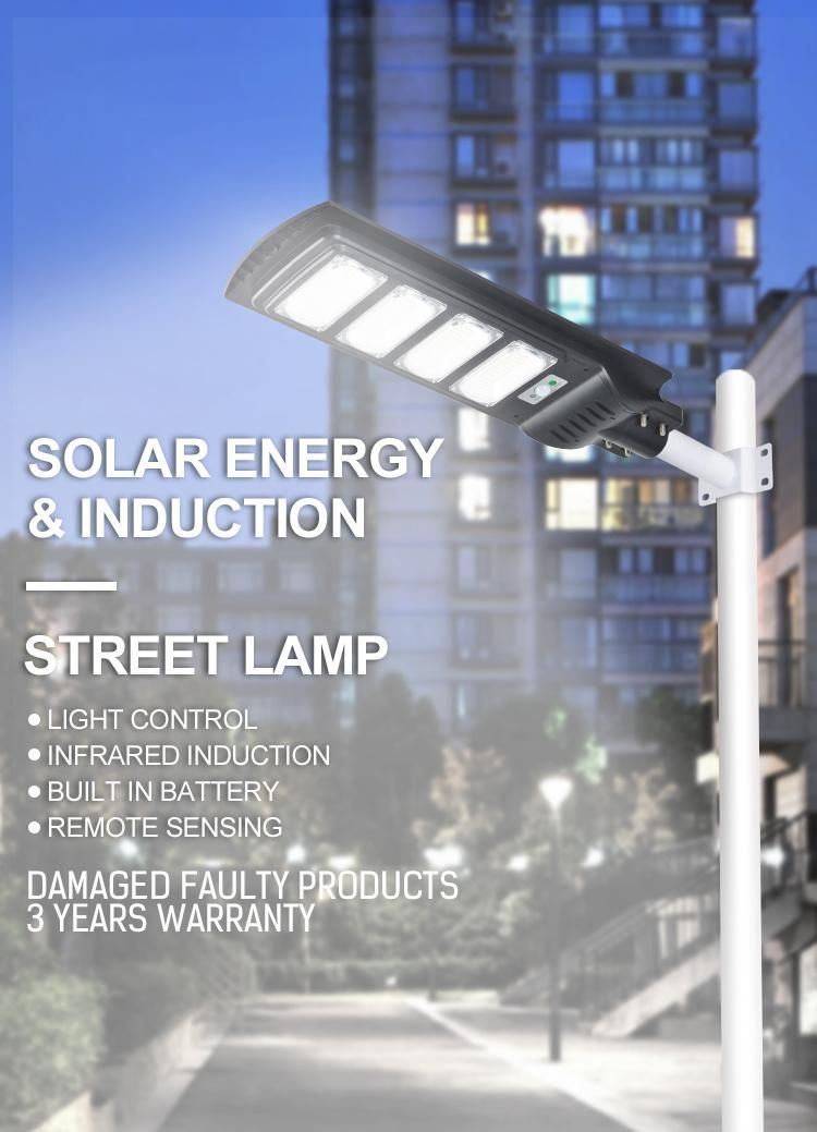 High Lumen Outdoorgarden Panel Integrated Powered LED Solar Street Light