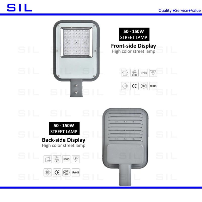 LED Streetlight Mean Well IP65 Parking Lot 50W 100W 150W Smart Roadway Shoebox Lamp Good Price 50W LED Street Light