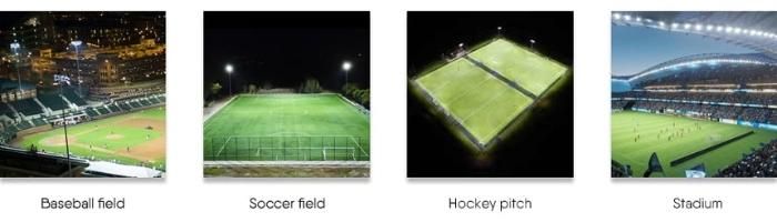 Outdoor Stadium Lighting 160lm/W High Power 500W 1000W LED Flood Light