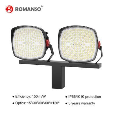 China Factory Splice Structure 90000lm IP66 with U-Bracket Dustproof Outdoor 300W LED Flood Light