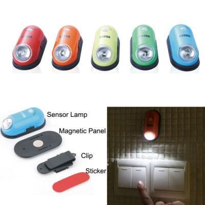 Portable Motion Sensor Handbag Clip LED Night Lamp Light Nightlight