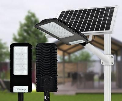 Split All in Two 180W Solar Street Light Solar Panel Light Pole Design