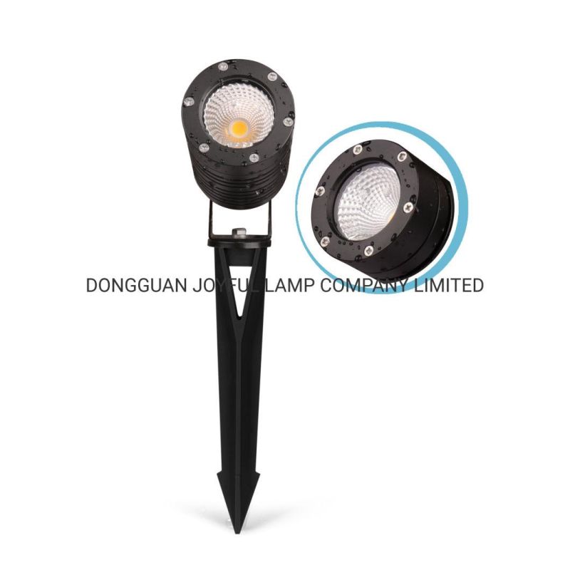 10W Outdoor High Quality Aluminum Garden LED Spot Light with Spike Pathway Landscape Spotlight LED Garden Light