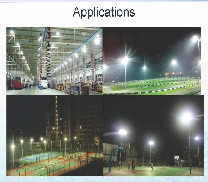 400W High Mast Sports Football Stadium Tennis Court LED Spotlight Lighting Floodlight for Bridge Lighting