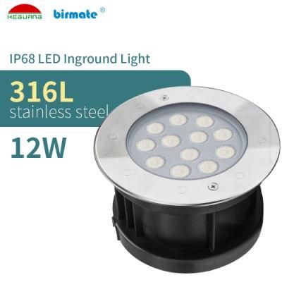 12W DC24V IP68 Structure Waterproof LED Landscape Lighting with IP68 Ik10