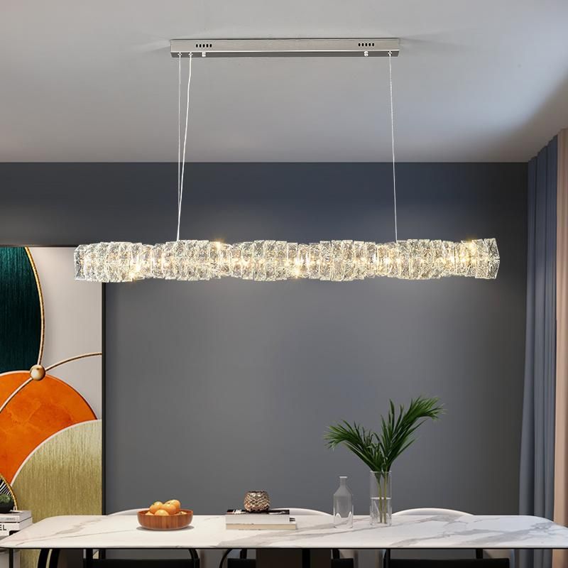 2022 Creative Designer Restaurant Dining Table Bar Long Pendant Light Home Bedside Modern Crystal Chandeliers & Pendant Lights