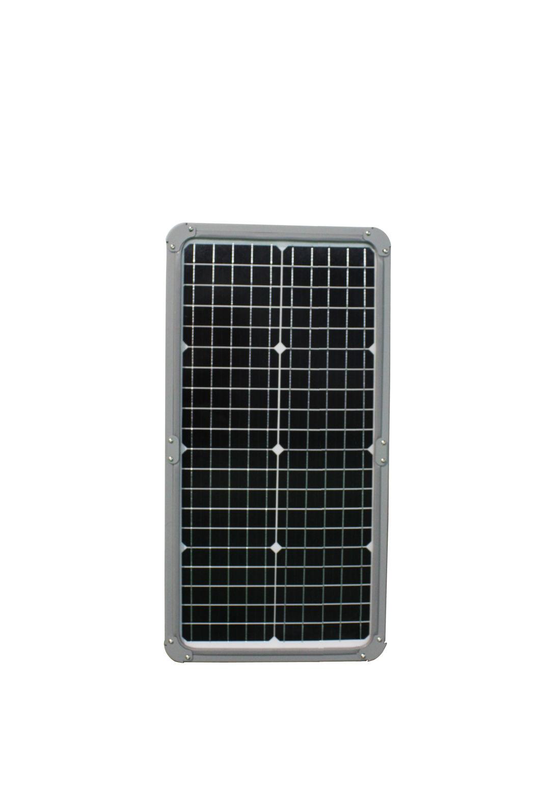 100W Solar Street Lamp Aluminum Time Control