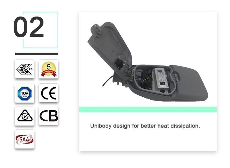 30W Super Bright ENEC CB Ce Ik10 IP66 Lm79 Lm80 SAA LED Street Light
