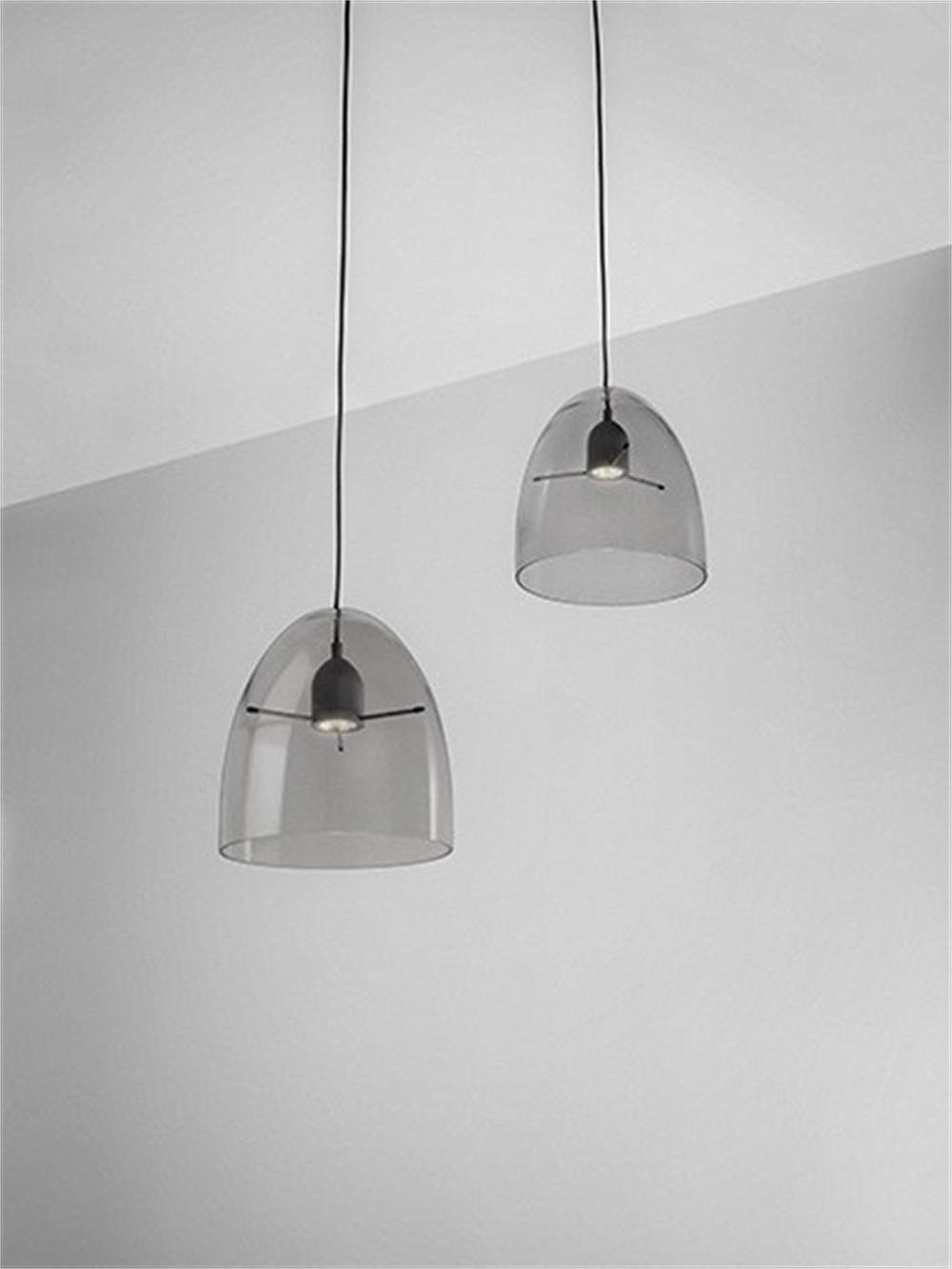 2022 Centra Modern Ceiling Lamp with Transparent Glass Lampshade, Suitable for Corridor Passage in Bedroom and Dining Room Pendant Light
