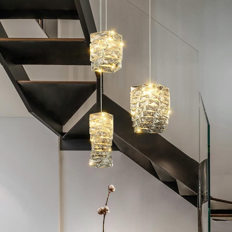 2022 Creative Designer Restaurant Dining Table Bar Long Pendant Light Home Bedside Modern Crystal Chandeliers & Pendant Lights