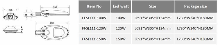 Outdoor Road Lighting IP66 100W China Wholesale LED Solar Lamps Street Light