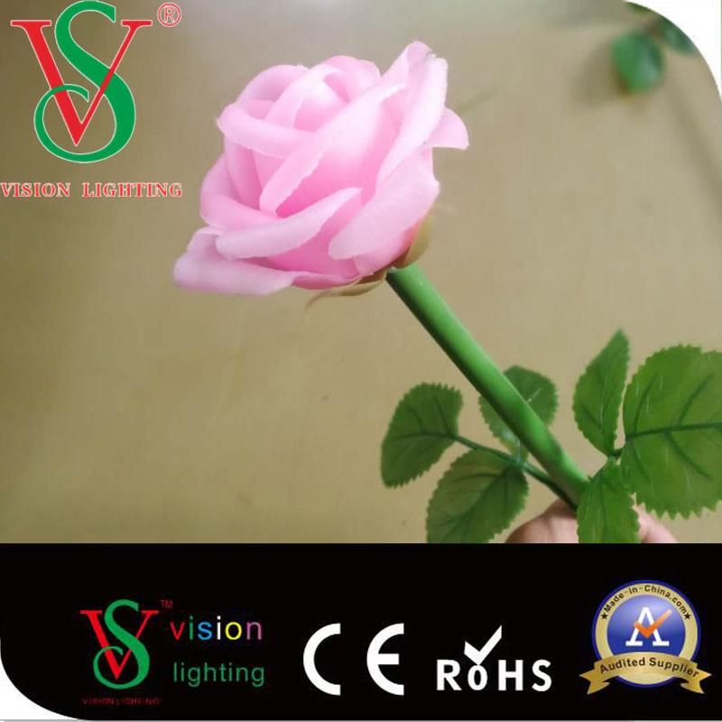 IP65 LED DMX Rose Flower Light for Christmas Decoration