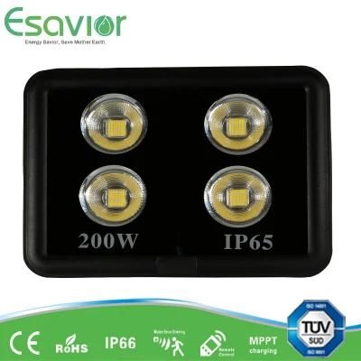 Esavior 200W LED Panel Flood/Street/ Garden/Outdoor Security Lights with TUV/CB/CE/Rosh Certificate COB Series