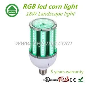 RGB LED Corn Light Landscape Dimmable 18W IP64 E26 E27