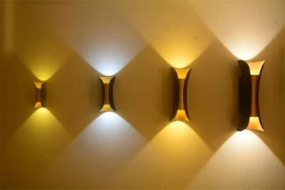 High Luminous Interior and Exterior Die Casting Aluminium LED SMD Corner Wall Light