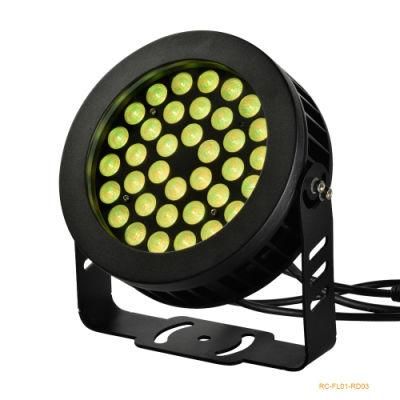 Green IP66 Hot Sale 36W Round LED Floodlight for Outdoor