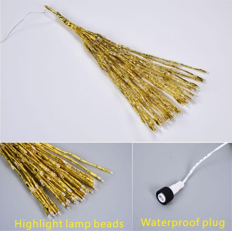 LED Small Fireworks Dandelion Floor Lamp Christmas Tree Hanging Light