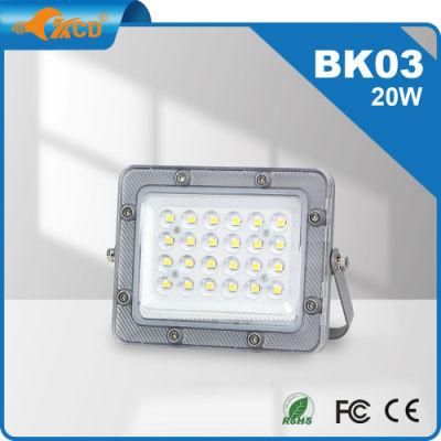 China Manufacturers High Power High Lumen IP65 Housing Garden 10W 20W LED Slim Flood Light RGB Outdoor