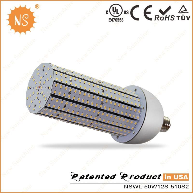 50W 6500lm HID Street Light Replacement LED Corn Light