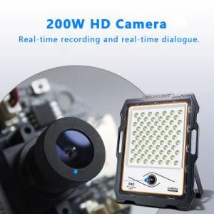 IP65 Waterproof Outdoor Wall Lamp SMD Monitoring CCTV Camera 100W 200W 200 Watt LED Solar Flood Light