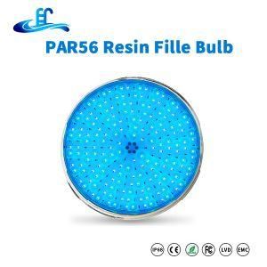 High Lumen Resin Filled RGB PAR56 DC12V Flat LED Wall Mounted Waterproof Pool Lamp