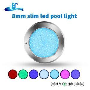 18watt 316ss Ultra Thin 8mm Swimming Pool Light LED with CE RoHS
