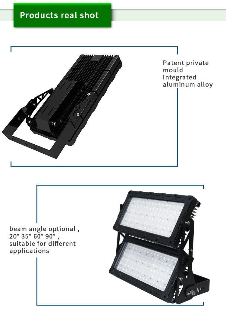 1500W Tennis Court LED Sport Field Flood High Mast Lighting