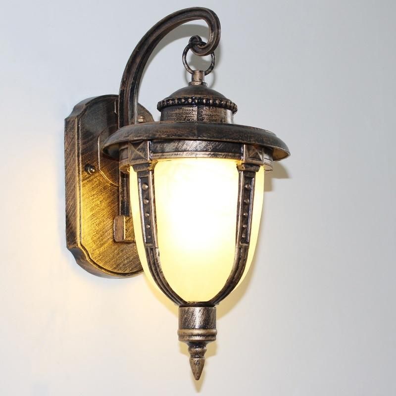 Retro Outdoor Wall Lamp Vintage Foyer Corridor Light Waterproof Balcony Garden Light (WH-HR-63)